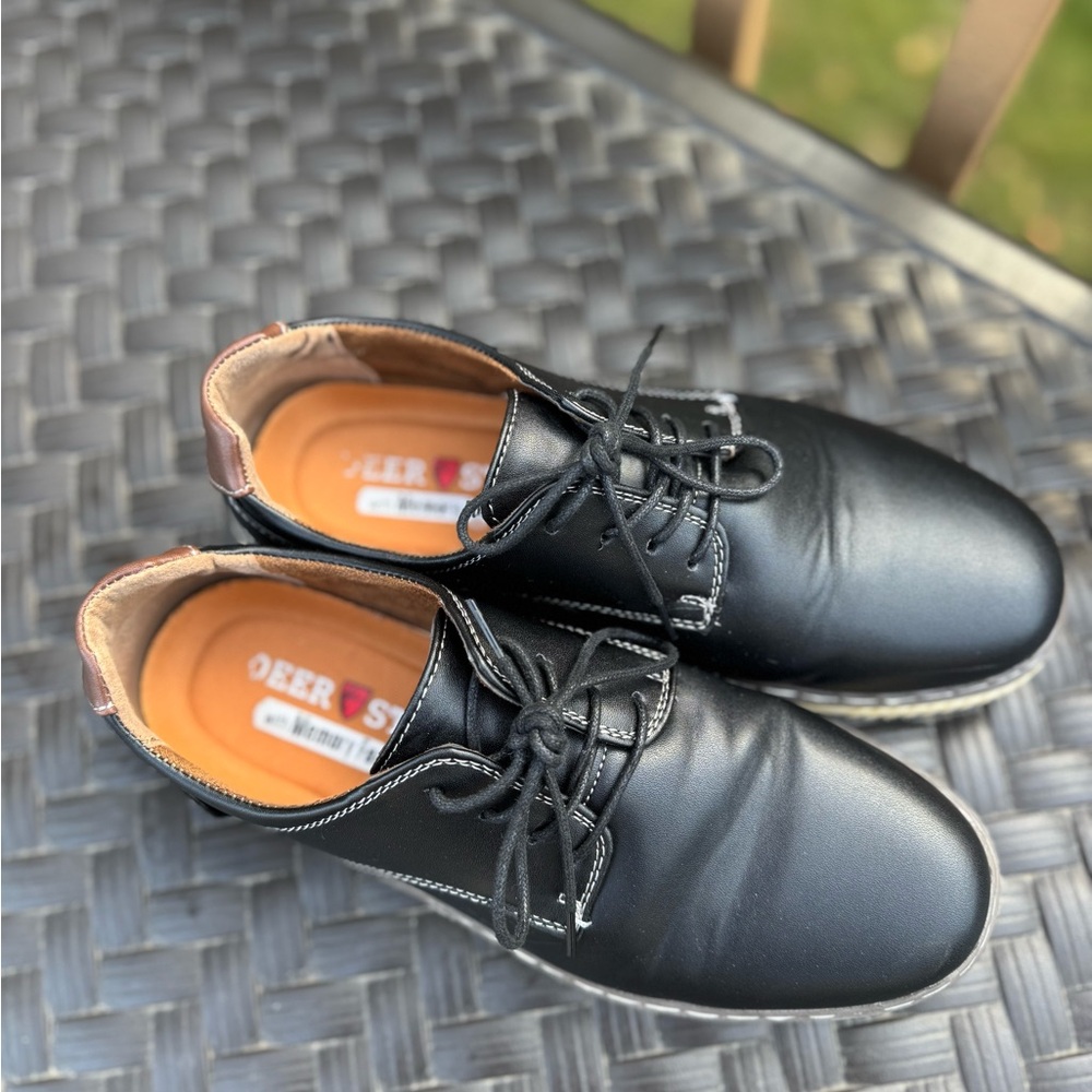 Deer Stags Oakland Oxford Men’s Black Casual or Dress Shoes size 9 - Picture 3 of 7